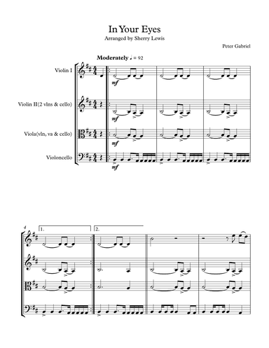 In Your Eyes (arr. Sherry Lewis)