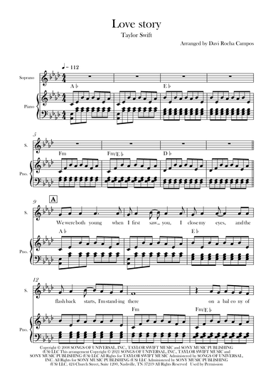 Love Story (arr. Davi Rocha Campos)