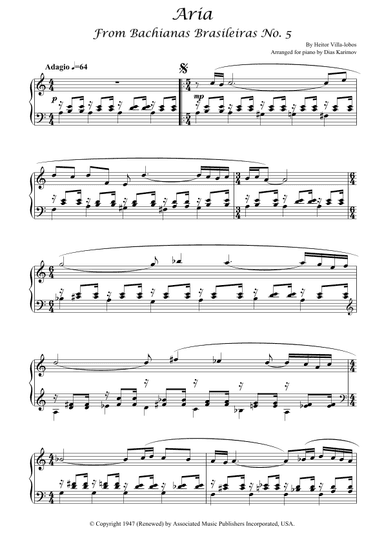 Aria (cantilena) (arr. Dias Karimov)