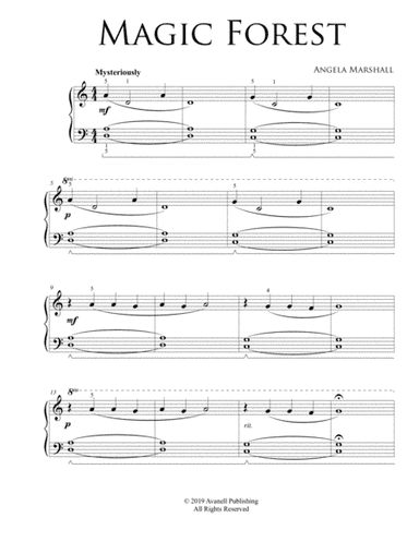 Magic Forest (Elementary Piano Solo)