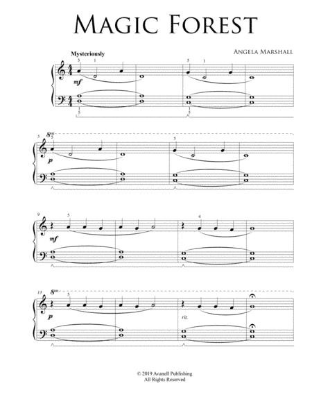 Magic Forest (Elementary Piano Solo)