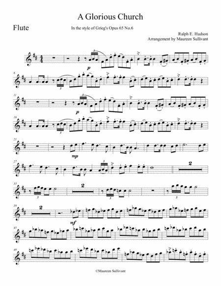 A Glorious Church - In the style of Grieg's Opus 65 No. 6 (arr. Maureen Sullivant -)