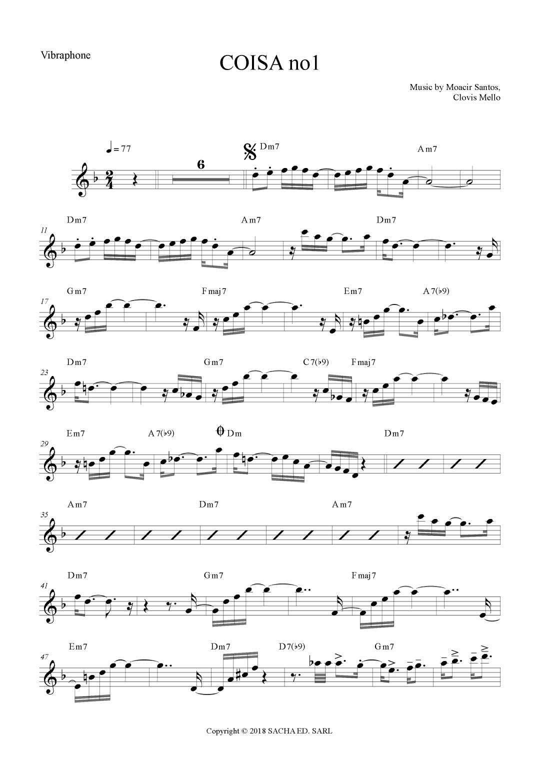 Coisa No. 1 (arr. The Sheet Music Library)