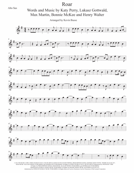 Roar (arr. Kevin Busse)