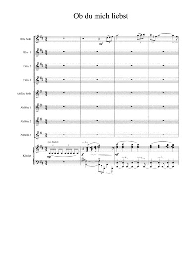 Ob du mich liebst (arr. Dmitrii Shchukin)