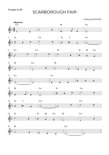 SCARBOROUGH FAIR (arr. Alex Nunes Rodrigues)