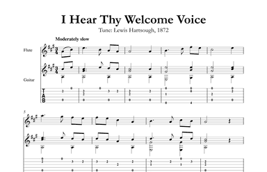 I Hear Thy Welcome Voice (arr. Mark Phillips)