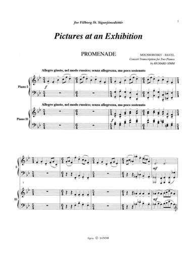 Pictures at an Exhibition (arr. Richard Simm)