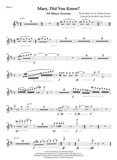 Mary, Did You Know? (arr. Randall Craig Fleischer)