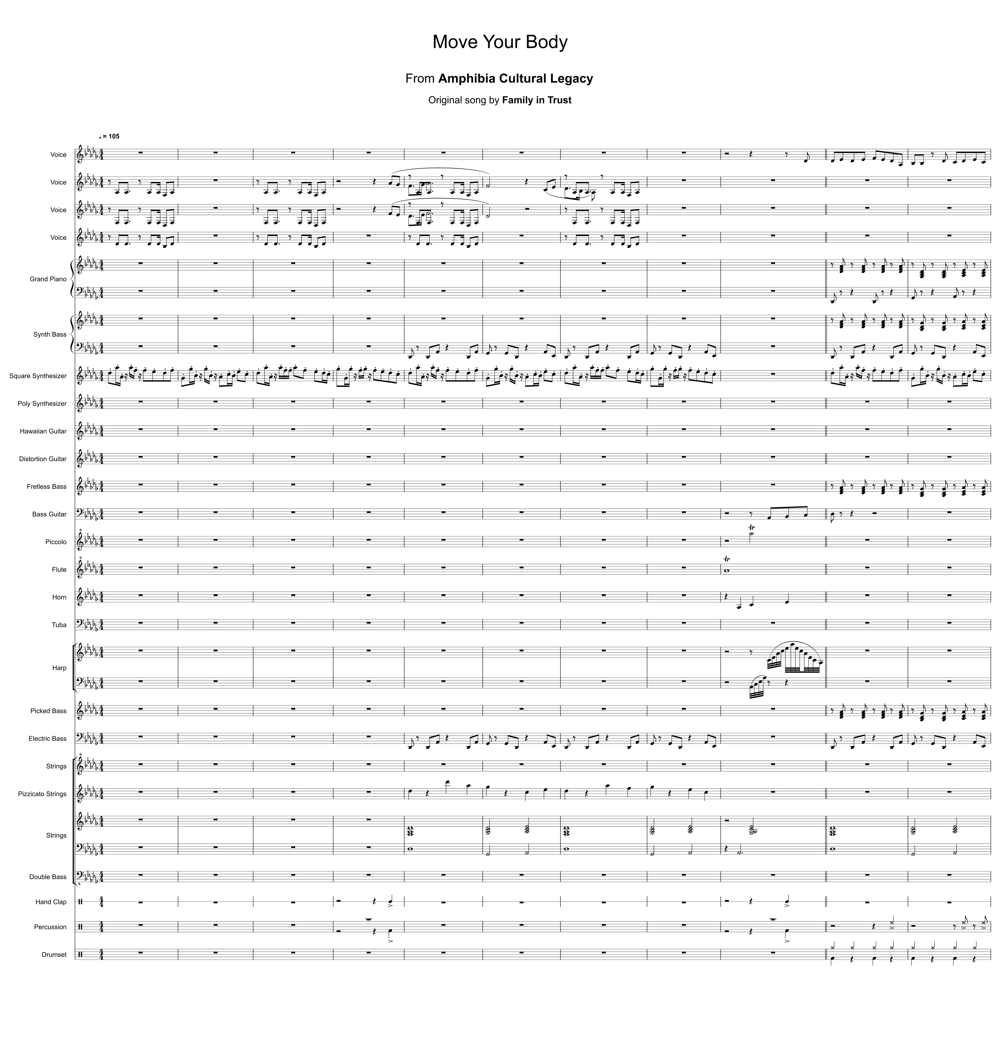 Move Your Body (arr. Amphibia Cultural Legacy)