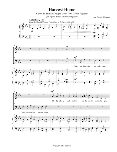 Harvest Home (SB) (arr. Curtis Hanson)
