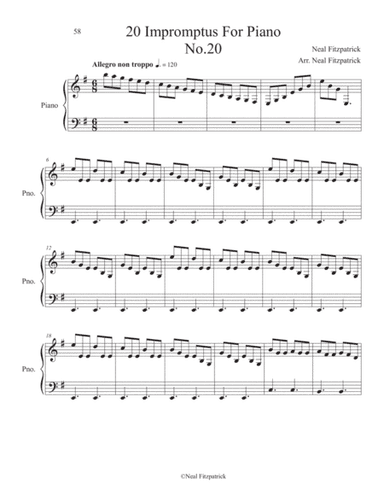 Impromptu No.20 For Piano