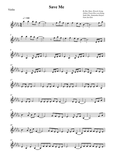 Save Me (arr. Wesley S. SIlva)