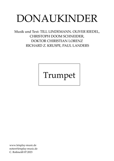 Donaukinder (arr. Christian Roßmeißl)
