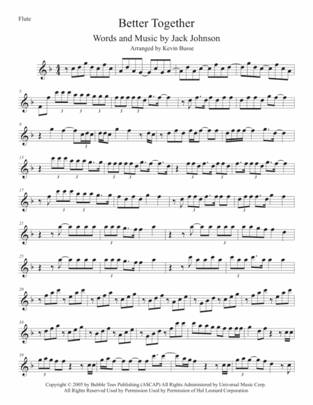 Better Together (arr. Kevin Busse)