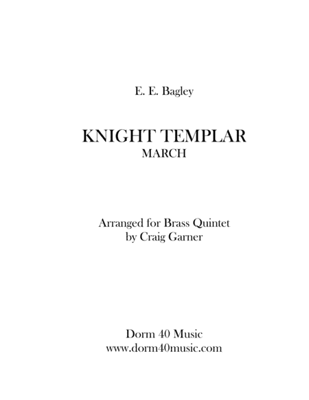 Knight Templar March (arr. Craig Garner)