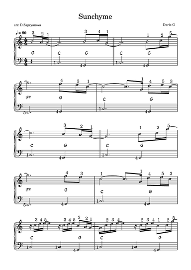 Real Love X Sunchyme (arr. D. Zapryanova)