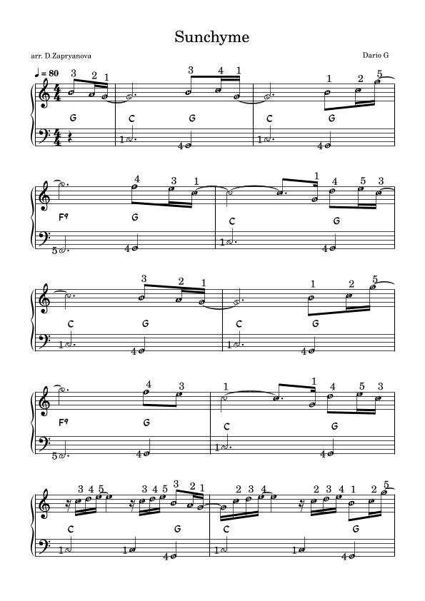 Real Love X Sunchyme (arr. D. Zapryanova)