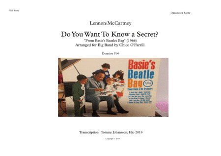 Do You Want To Know A Secret? (arr. Chico O' Farrill, Tommy Johansson)