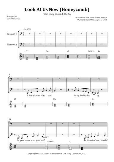Look At Us Now (honeycomb) (arr. Daniel Nakamura)