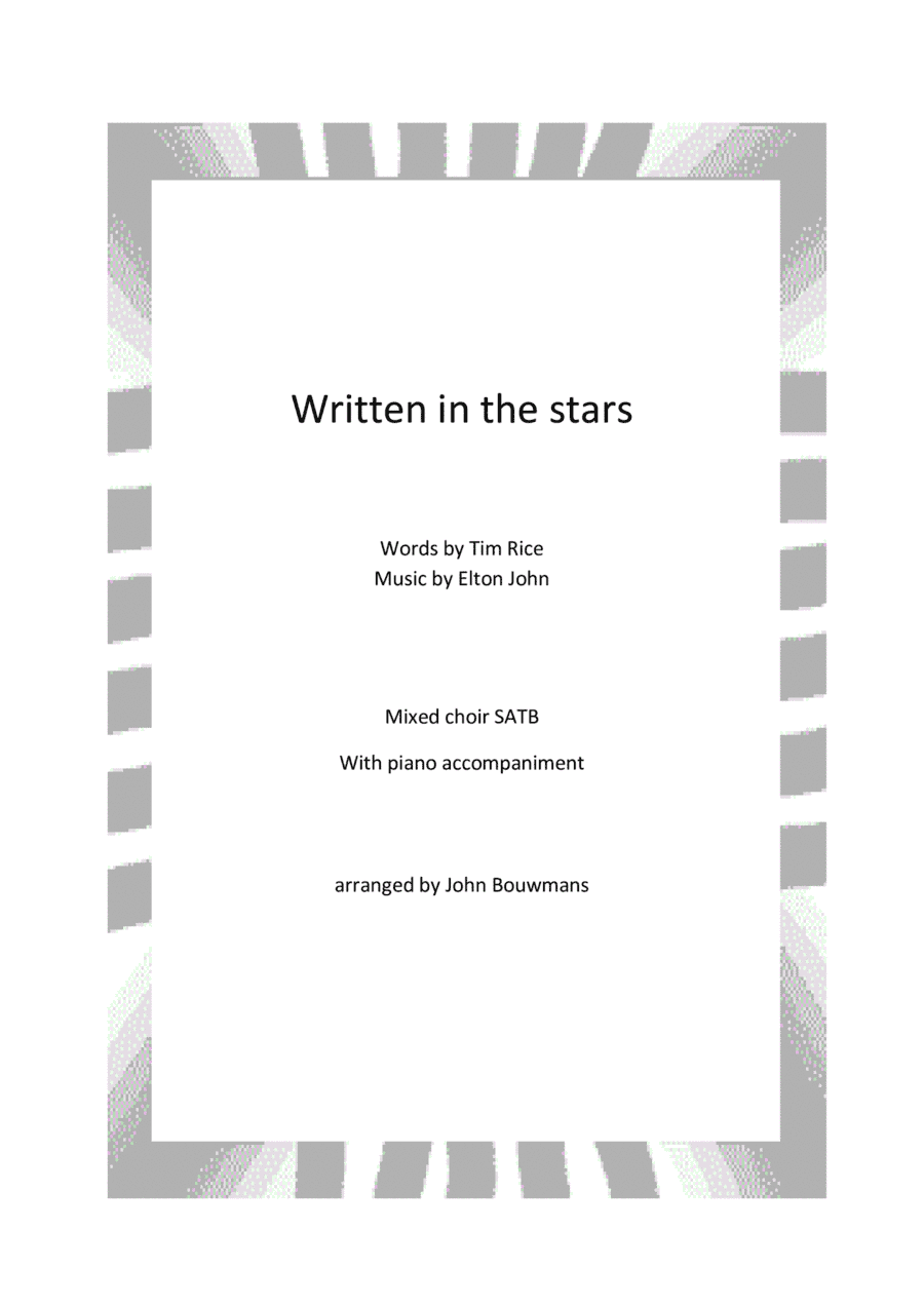 Written In The Stars (arr. John Bouwmans)