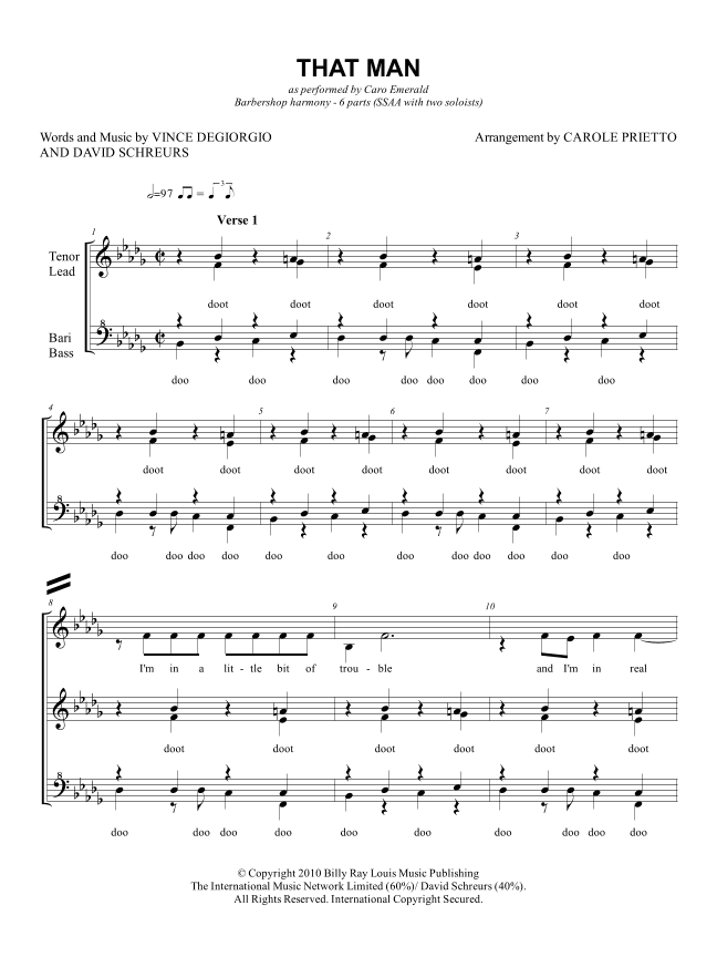 That Man (arr. CAROLE PRIETTO)