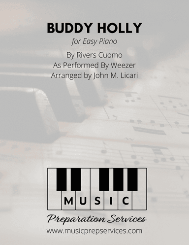 Buddy Holly (arr. Music Preparation Services)