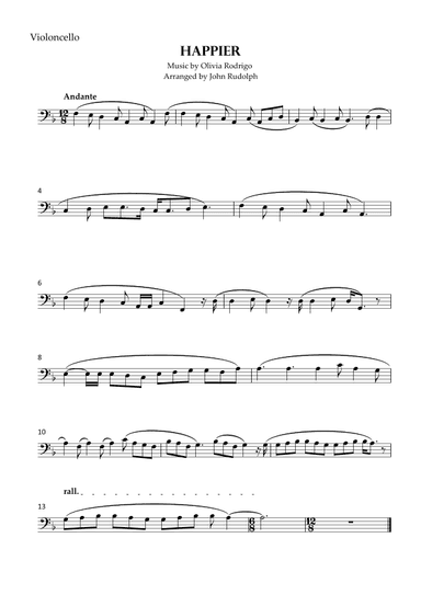 Happier (arr. John Rudolph)