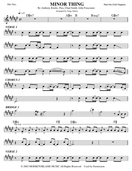 Minor Thing (arr. Jorge Juárez)