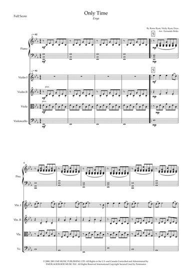 Only Time (arr. Fernando Britto)