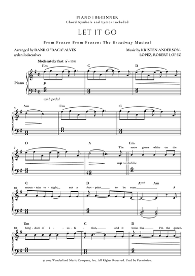 Let It Go (arr. Danilo "Daca" Alves)