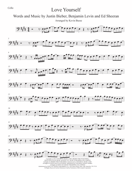 Love Yourself (arr. Kevin Busse)