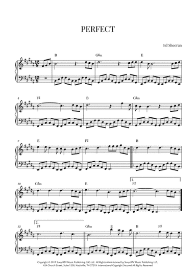 Perfect (arr. Cadenza Editions)