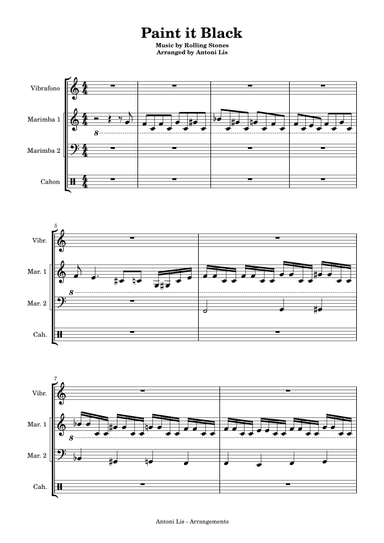 Paint It, Black (arr. Antoni Lis)