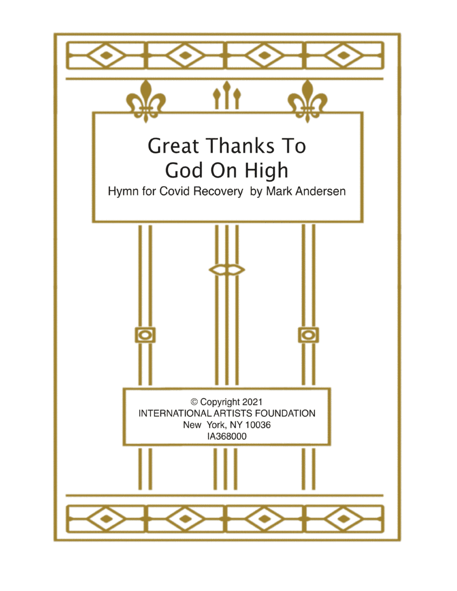 Great Thanks To God On High Hymn for Covid Recovery