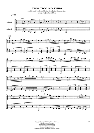 Tico Tico (tico Tico No Fuba) (arr. João Gabriel Rosa)
