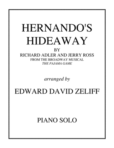 Hernando's Hideaway (arr. Edward David Zeliff)
