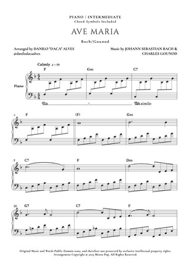 Ave Maria (arr. Danilo "Daca" Alves)