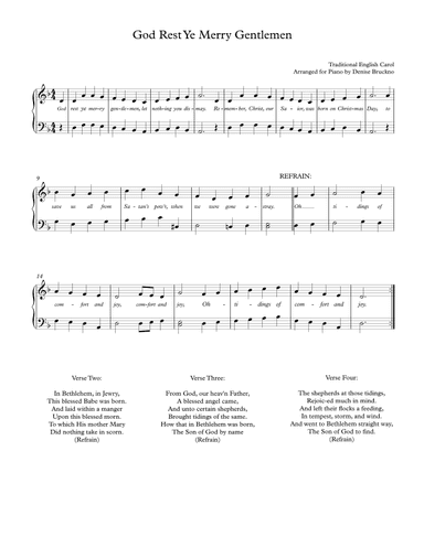 God Rest Ye Merry Gentlemen (arr. Denise Bruckno)