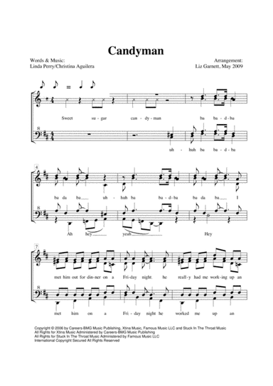 Candyman (arr. Liz Garnett)