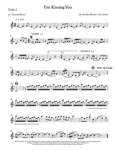 Kissing You (arr. Thomas Winter)