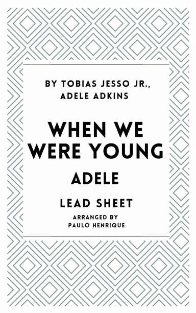 When We Were Young (arr. Paulo Henrique)