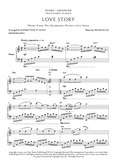 Love Story (arr. Danilo "Daca" Alves)