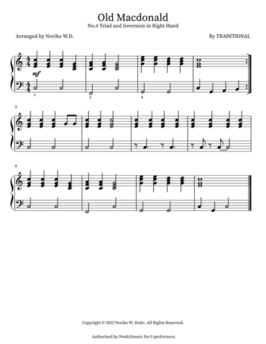 Old MacDonald (arr. Noriko W.D.)