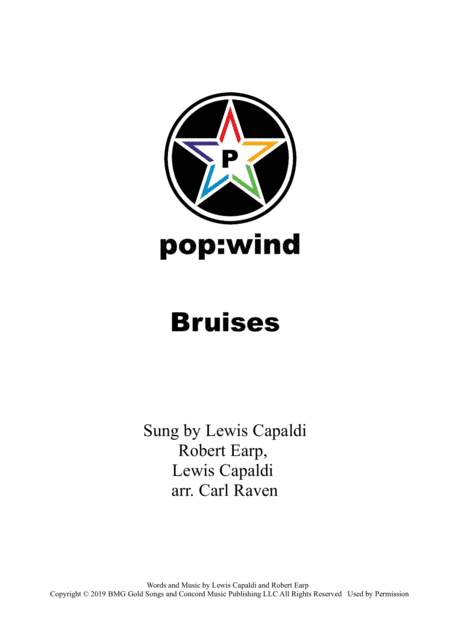 Bruises (arr. Carl Raven)