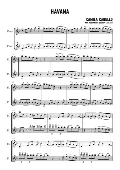 Havana (arr. Alexander Bosrup Karlsen)
