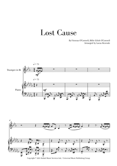 Lost Cause (arr. Lucas Rezende)