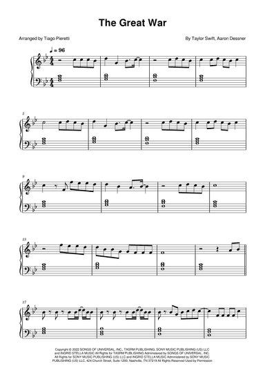 The Great War (arr. Tiago Pieretti)