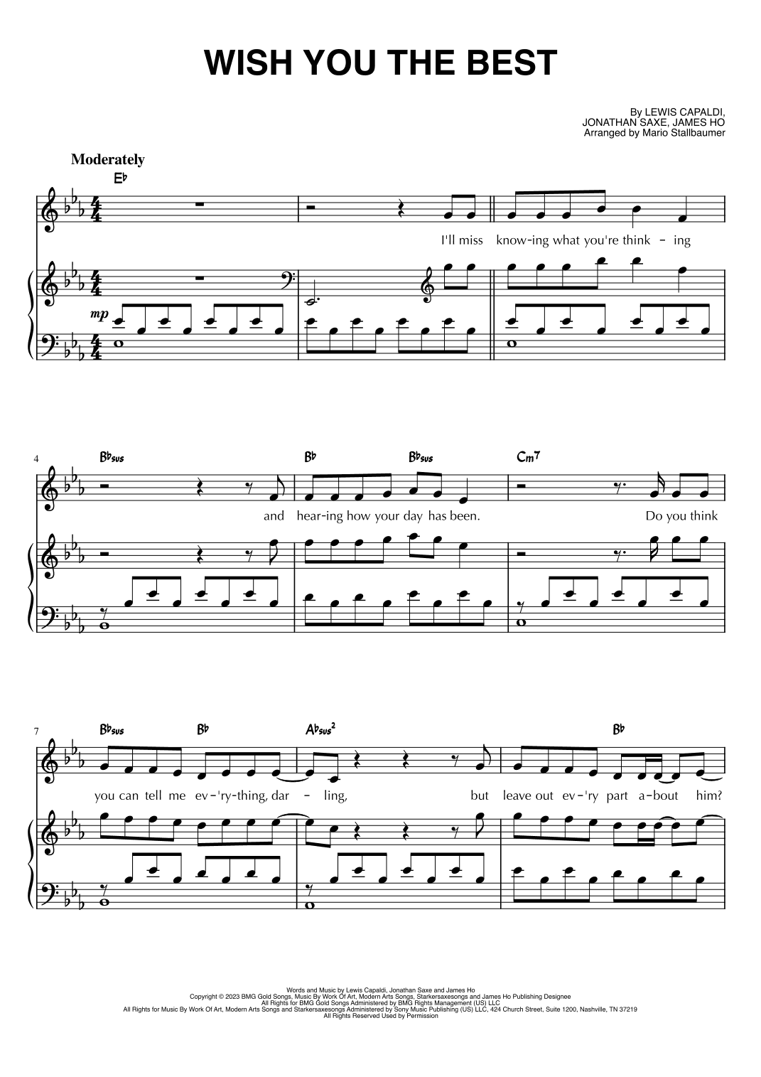 Wish You The Best (arr. Mario Stallbaumer)