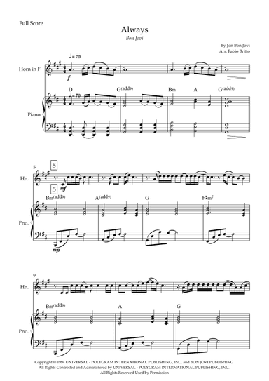 Always (arr. Fabio Britto)
